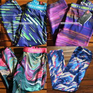 Girls Under Armour XL - 4 Pairs of Capri Leggings